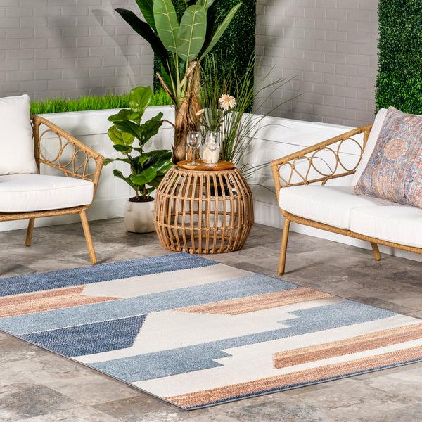 Nuloom Oaklyn Contemporary Indoor/Outdoor Area Rug Beige