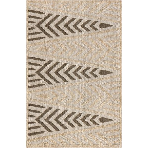 nuloom Oliva Modern Diamond Indoor/Outdoor Area Rug Beige