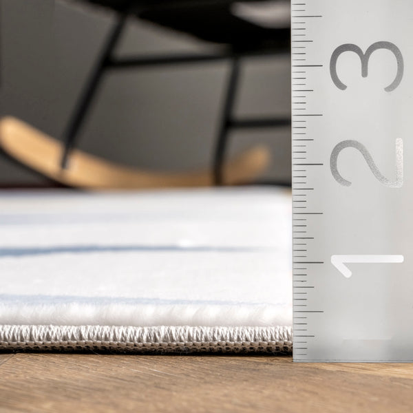 Nuloom Penny Kids Geometric Nursery Or Playroom Area Rug Multi