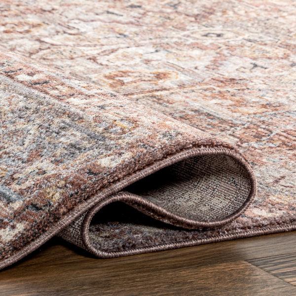 Nuloom Philippa Traditional Medallion Fringe Area Rug Brown
