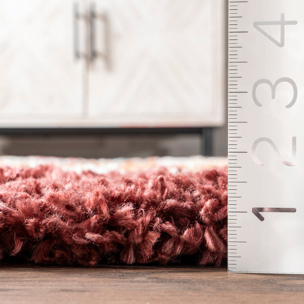 Nuloom Queenie Colorful Splatter Kids Shag Area Rug Multi