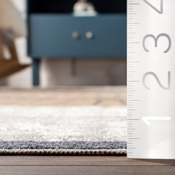 Nuloom Remi Lion Kids Machine Washable Area Rug Beige