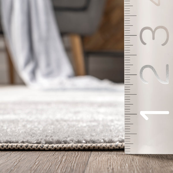 Nuloom Renée Abstract Shapes Machine Washable Area Rug Beige