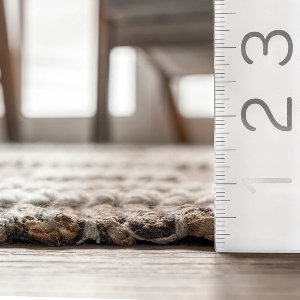 Nuloom Ricki Hand Woven Tribal Flatweave Area Rug Natural