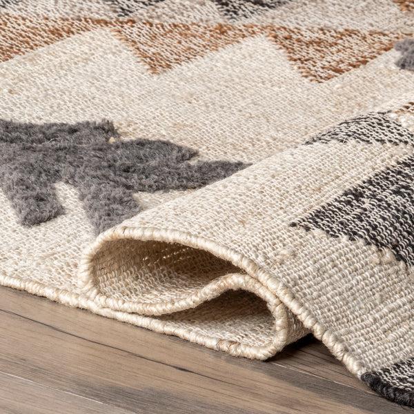 Nuloom Rosanna Southwestern Symbols Jute Area Rug Natural