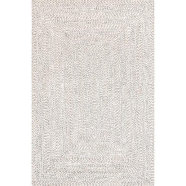 nuloom Rowan Braided Texture Indoor/Outdoor Area Rug Ivory
