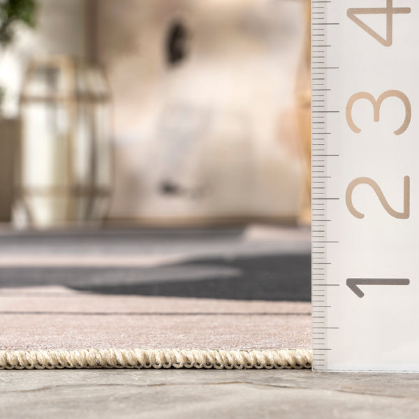 Nuloom Rylee Abstract Machine Washable Indoor/Outdoor Area Rug Gray