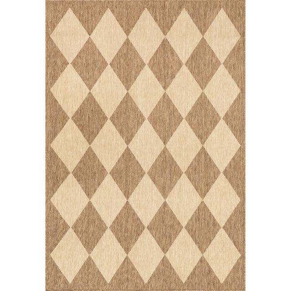 nuloom Sabina Diamond Trellis Indoor/Outdoor Area Rug Beige