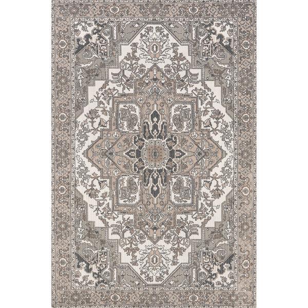 nuloom Sausha Traditional Medallion Indoor/Outdoor Area Rug Grey