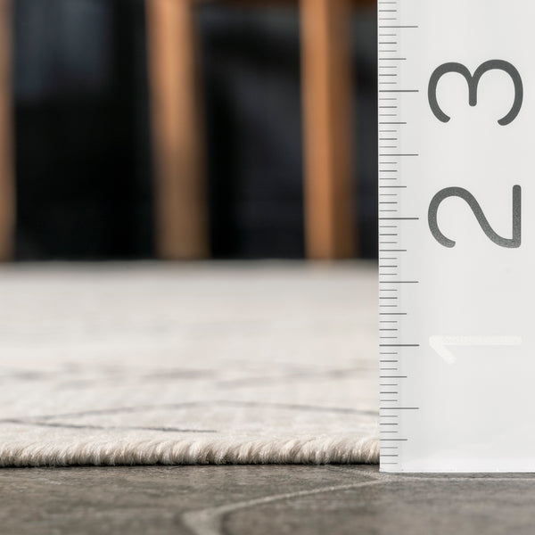 Nuloom Serna Moroccan Indoor/Outdoor Area Rug Ivory