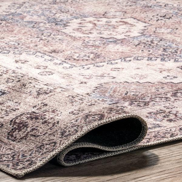 Nuloom Sharyn Traditional Vintage Cotton Area Rug Rust