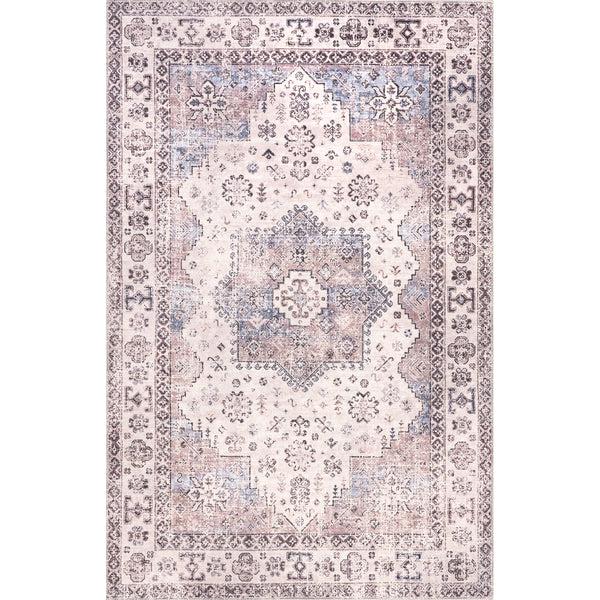 nuloom Sharyn Traditional Vintage Cotton Area Rug Rust