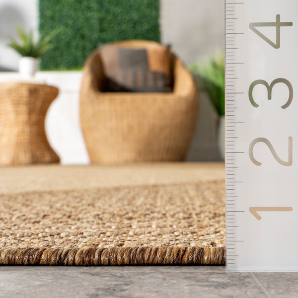 Nuloom Shawn Bold Diamond Indoor/Outdoor Area Rug Beige