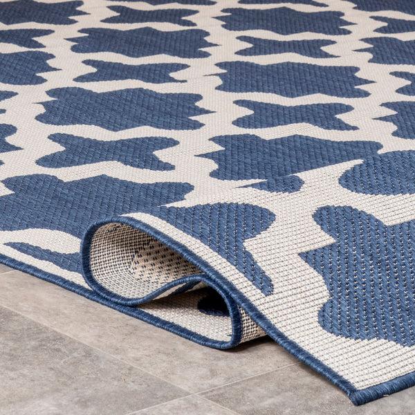 Nuloom Shiloh Geometric Star Indoor/Outdoor Area Rug Navy