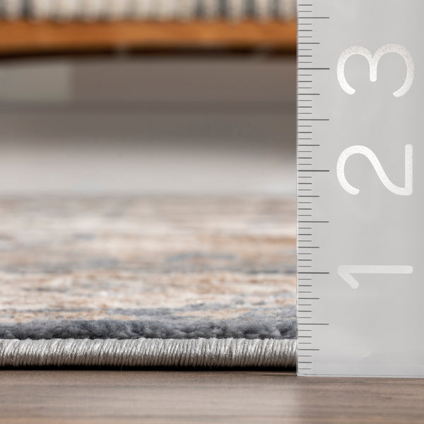 Nuloom Sian Persian Vintage Medallion Area Rug Beige