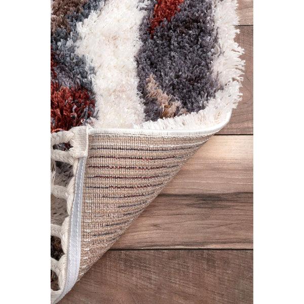 Nuloom Southwestern Maryann Moroccan Tassel Shag Multi