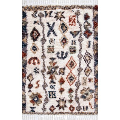 nuloom Southwestern Maryann Moroccan Tassel Shag Multi