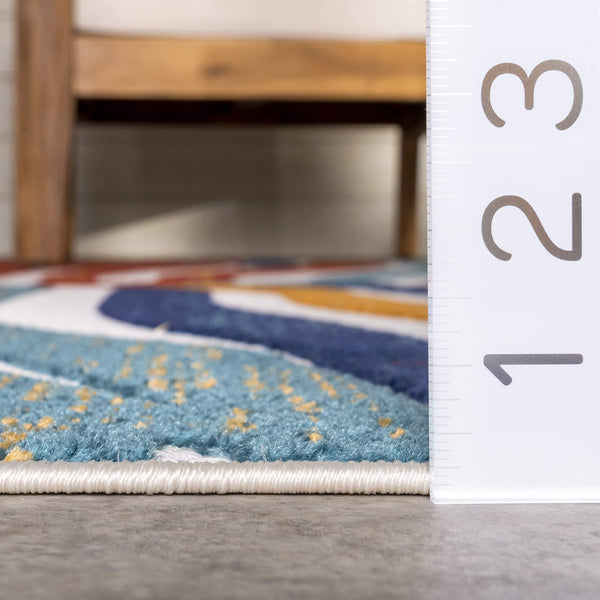 Nuloom Summer Textured Zebra Stripes Indoor/Outdoor Area Rug Beige