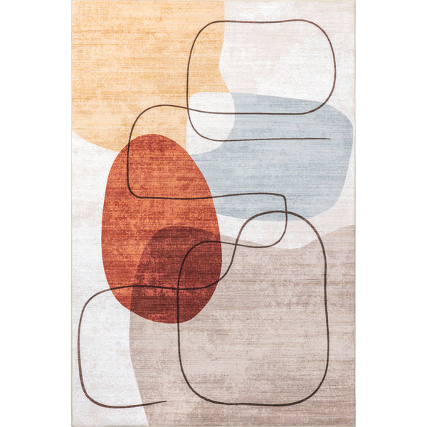 nuloom Suvi Abstract Indoor/Outdoor Machine Washable Area Rug Multicolor