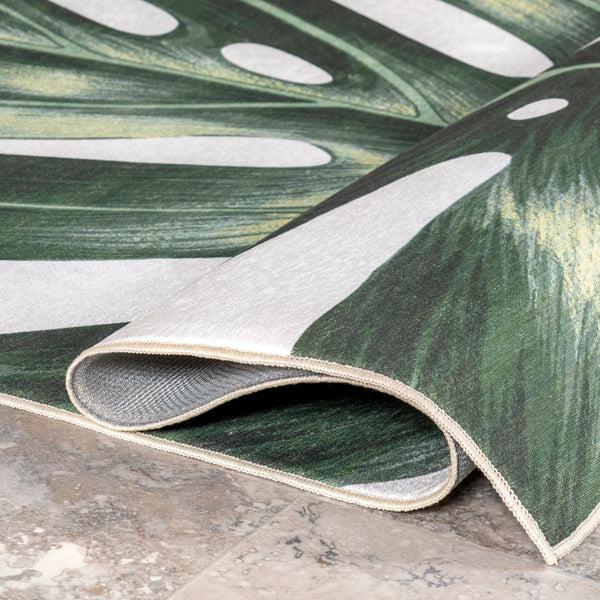 Nuloom Taka Palm Indoor/Outdoor Machine Washable Area Rug Green
