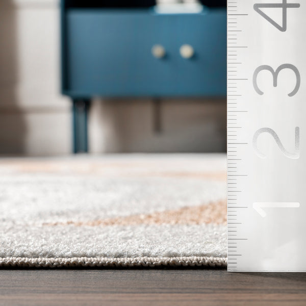 Nuloom Talia Bashful Fox Kids Machine Washable Area Rug Beige