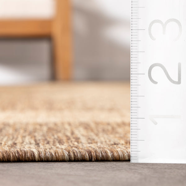 Nuloom Tami Transitional Square Indoor/Outdoor Area Rug Beige