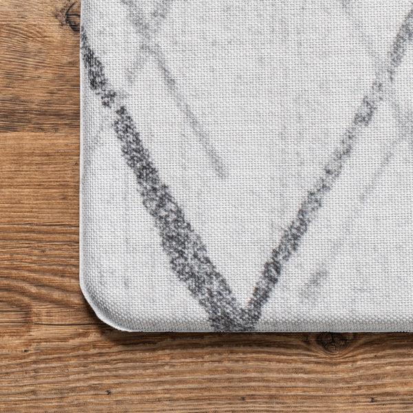 Nuloom Thigpen Contemporary Anti Fatigue Kitchen Or Laundry Room Comfort Mat Light Gray