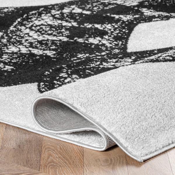 Nuloom Thomas Paul Power Loomed Serpent Area Rug Black & White