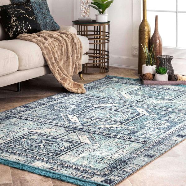 Nuloom Transitional Sondra Indoor/Outdoor Area Rug Blue