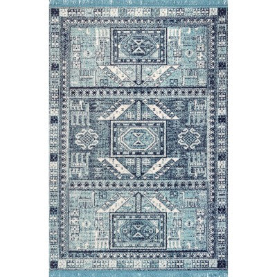 nuloom Transitional Sondra Indoor/Outdoor Area Rug Blue