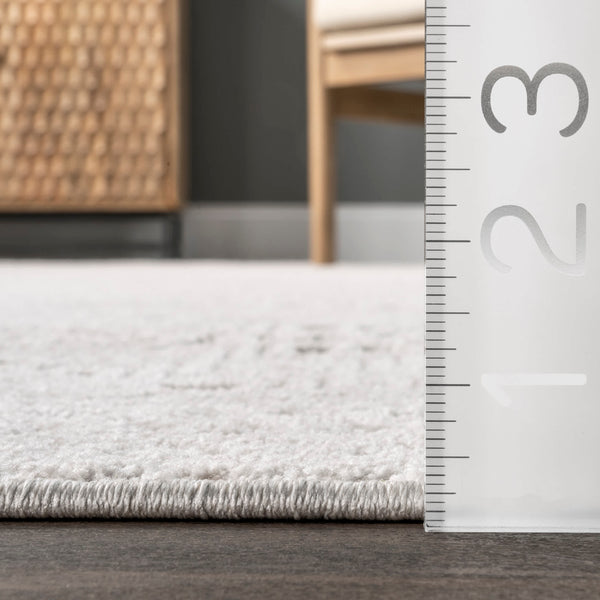 Nuloom Valerie Textured Geometric Tribal Indoor/Outdoor Area Rug Gray