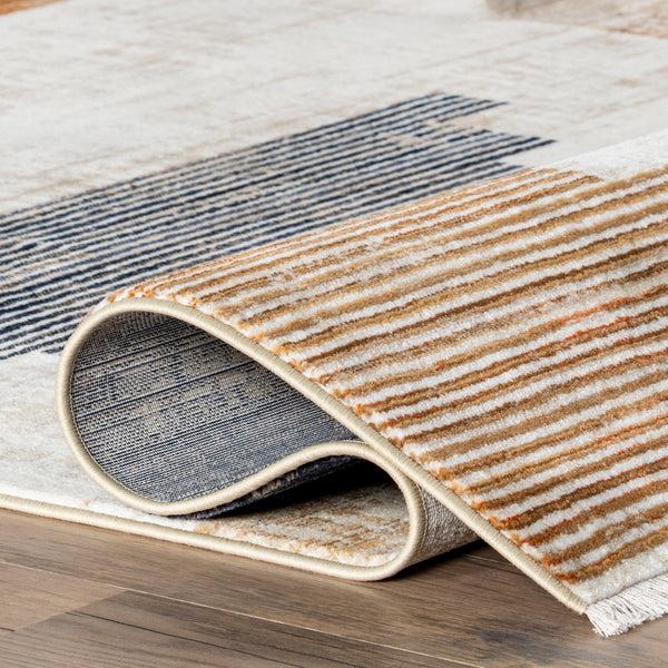Nuloom Vanita Transitional Southwestern Fringe Area Rug Beige
