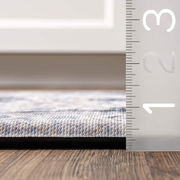 Nuloom Verona Vintage Anti Fatigue Kitchen Or Laundry Room Comfort Mat Blue