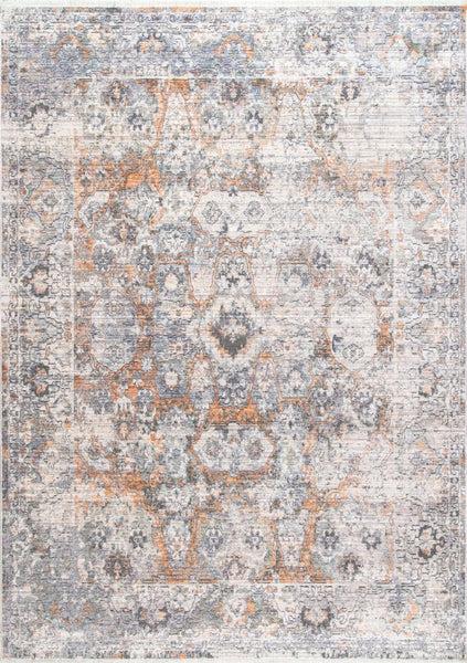 nuloom Vintage Julia Persian Fringe Area Rug Orange