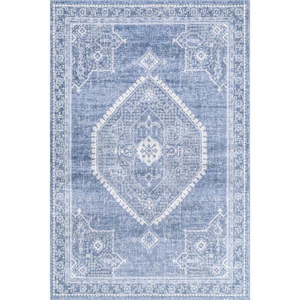 nuloom Vintage Persian Distressed Isla Area Rug Blue