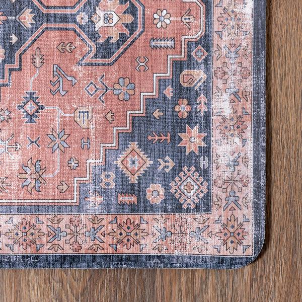 Nuloom Vintage Persian Kitchen Or Laundry Comfort Mat Blue