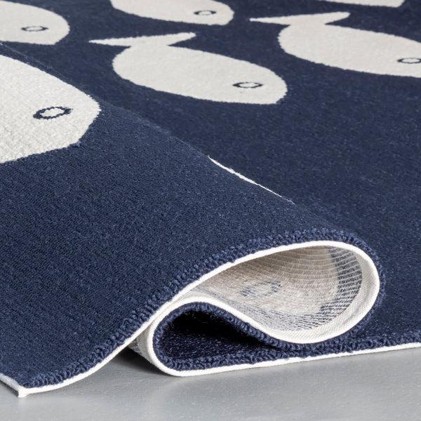 Nuloom Vivienne Hand Hooked Indoor/Outdoor Area Rug Navy