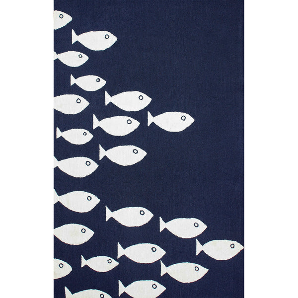 nuloom Vivienne Hand Hooked Indoor/Outdoor Area Rug Navy