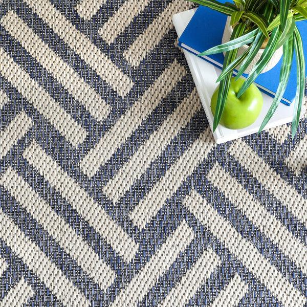 Nuloom Wynter Homely Herringbone Indoor/Outdoor Area Rug Grey