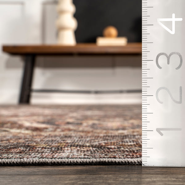 Nuloom Zofia Vintage Persian Machine Washable Area Rug Multicolor