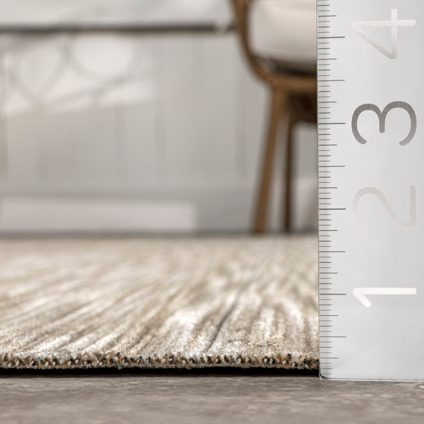 Nuloom Zya Geometric Indoor/Outdoor Machine Washable Area Rug Beige