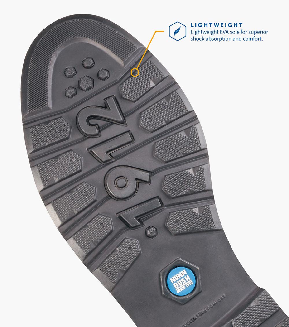 Nunn Bush 1912 Waterproof Plain Toe Side Zip Boot