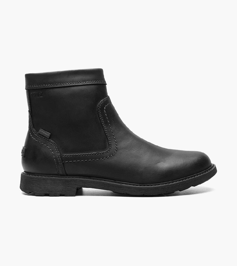 Nunn Bush 1912 Waterproof Plain Toe Side Zip Boot