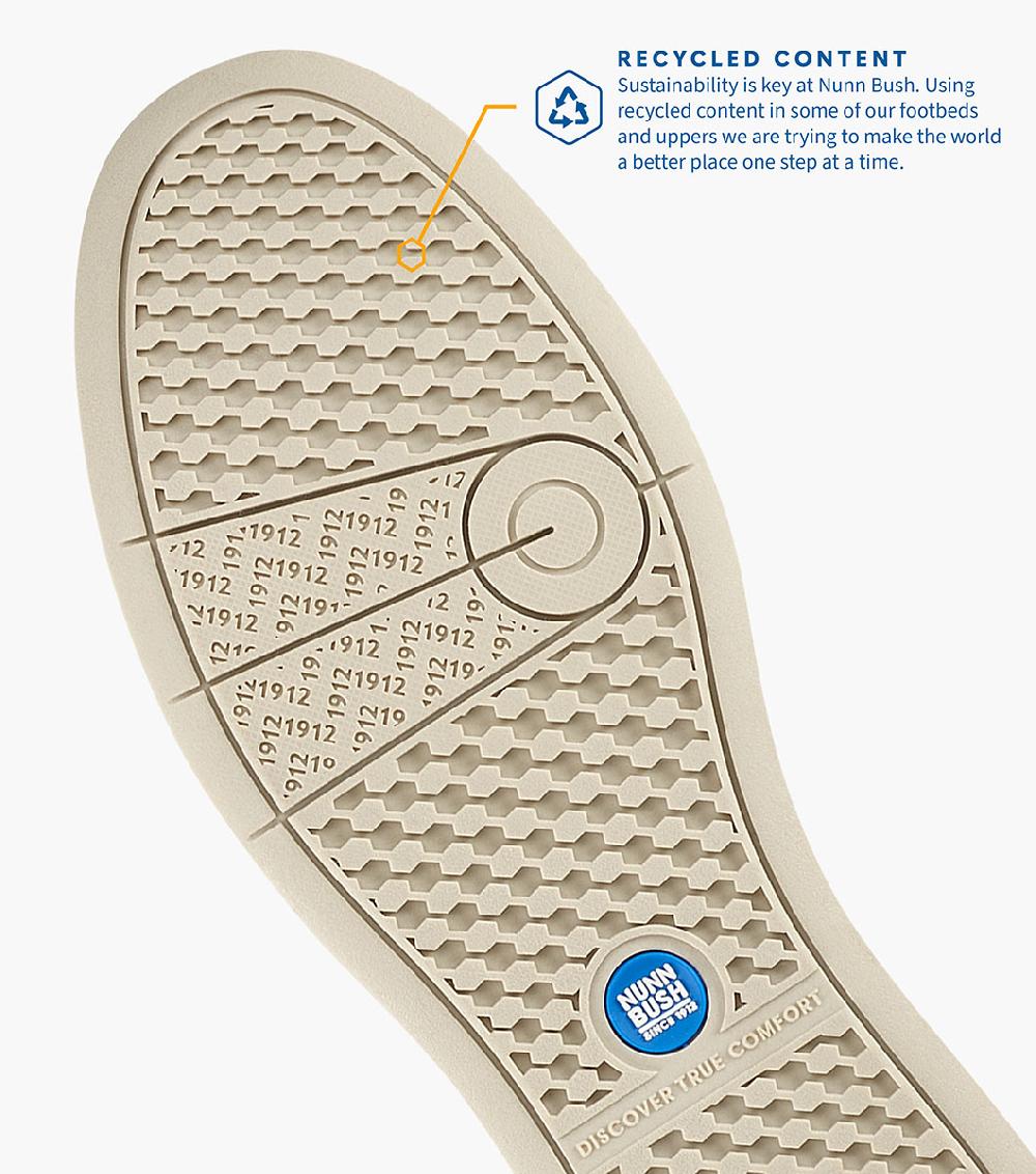 Nunn Bush Aspire  Knit Lace To Toe Oxford