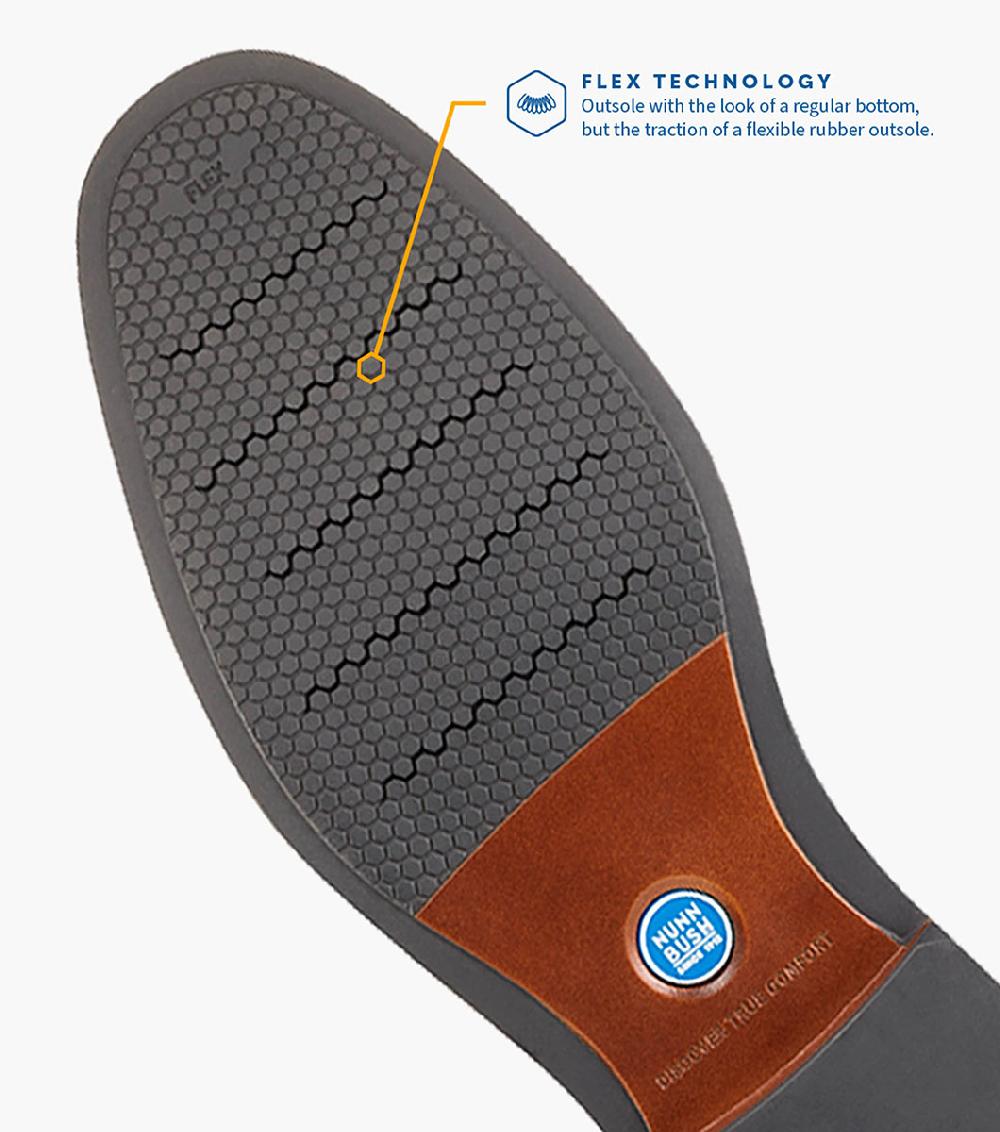 Nunn Bush Centro Flex Plain Toe Oxford