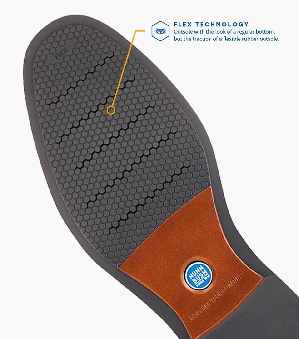 Nunn Bush Centro Flex Plain Toe Oxford