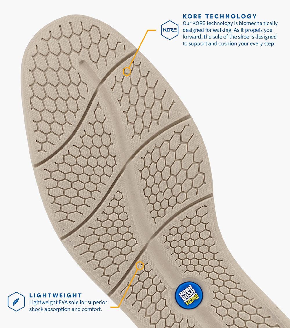 Nunn Bush Chase Knit Plain Toe Oxford