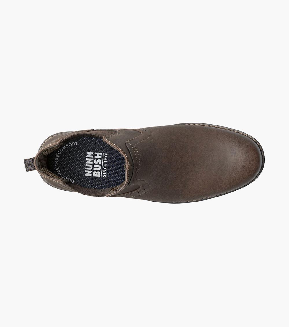 nunn Bush Delton Plain Toe Chelsea Boot