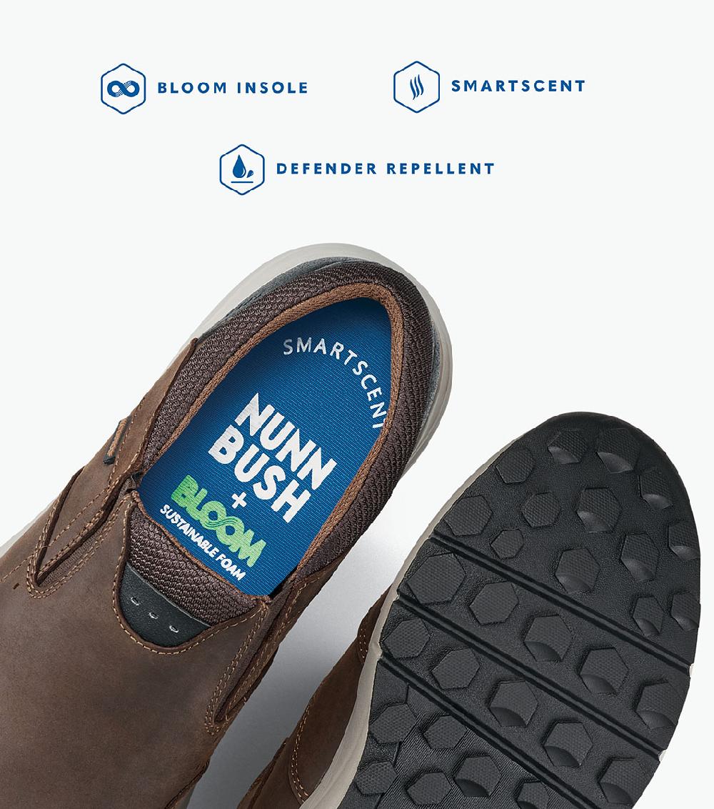 Nunn Bush Excursion  Moc Toe Slip On