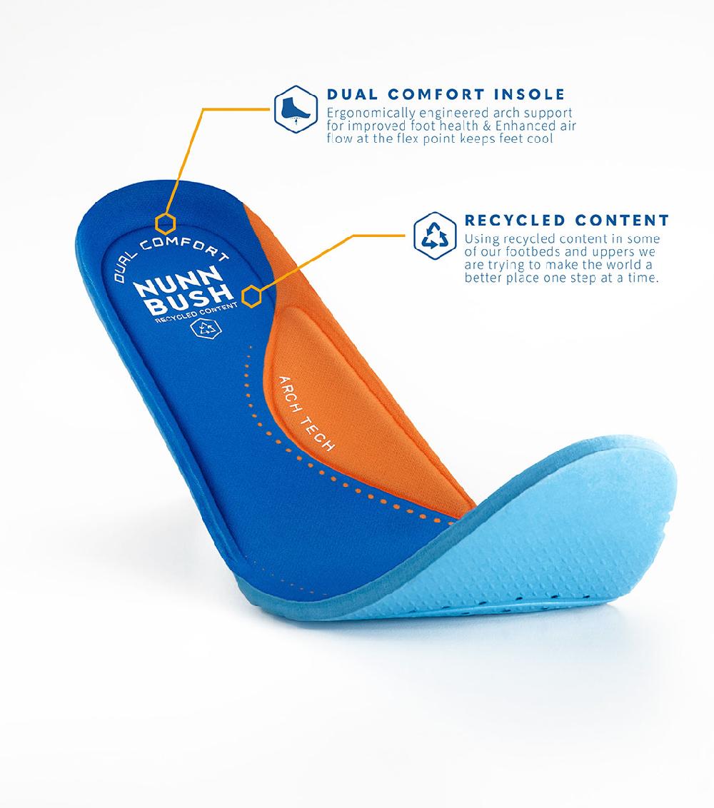 Nunn Bush Griff  Suede Plain Toe Oxford